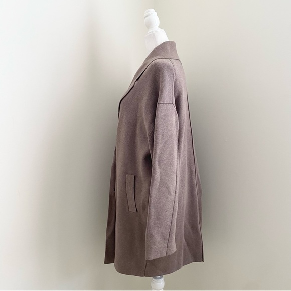 banana republic - mati oversized coatigan cardigan coat heavy knit collared - Picture 6 of 9